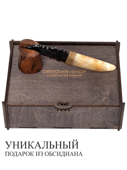 Нож из Оникса и Обсидиана